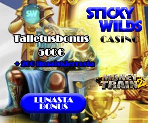StickyWilds kasino bonus